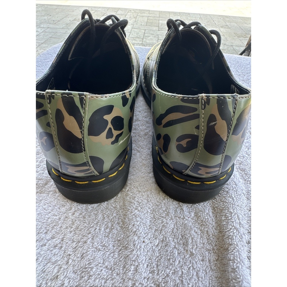 Dr Martens 1461 Oxford Leather Shoes Olive Camo Mens size 11 - Picture 5 of 9